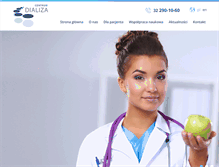 Tablet Screenshot of centrumdializa.pl